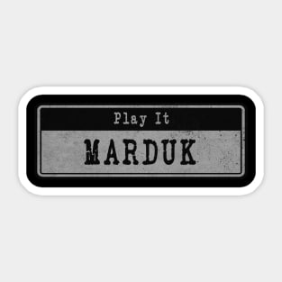 Marduk // Vintage Fanart Tribute Sticker